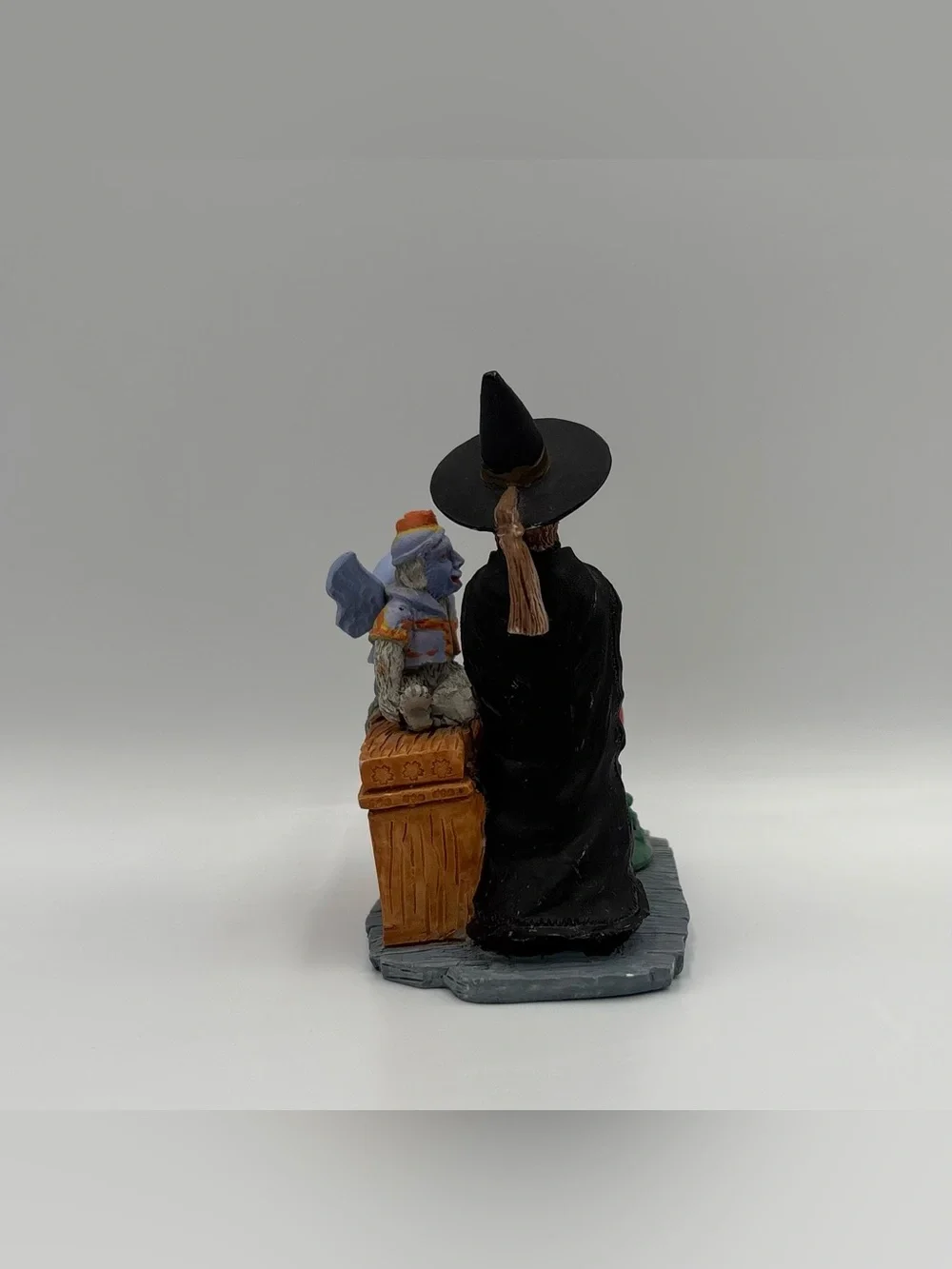 RARE Vintage Wizard Of Oz Wicked Witch & Winged Monkey Crystal Ball Ceramic Toy